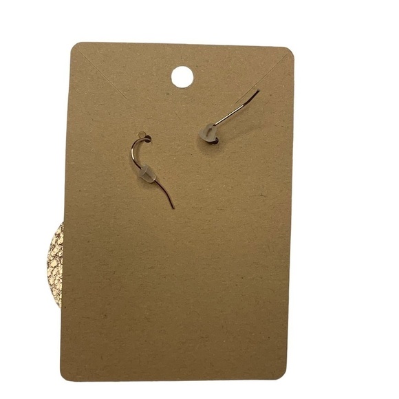 Leather earrings - Picture 3 of 3